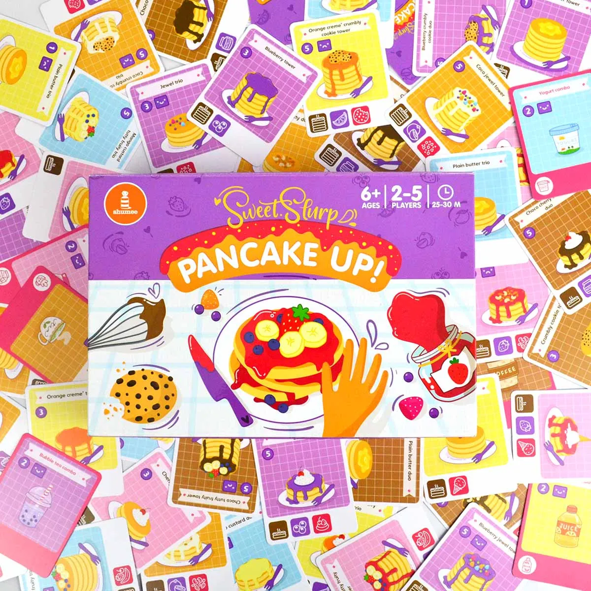 Shumee Sweet-Slurrp Pancake Up- Board Game