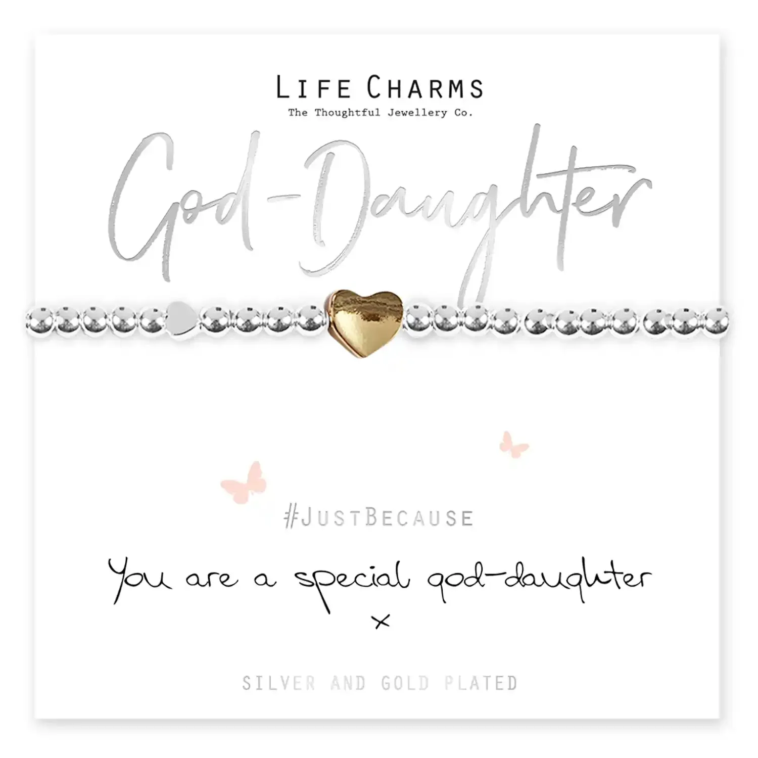 Special God-Daughter Bracelet - Silver