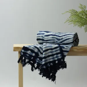 Tie and Dye Throw Pure Cotton Blanket For Home Decor