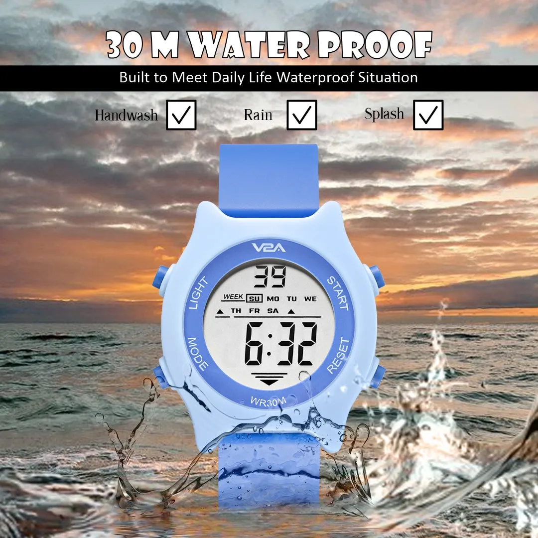 V2A Girls and Boys Kids Watch Gifts for Boys and Girls Age 4-13 for Multi-Functional 30 M Waterproof Digital Sports Watches for 4 5 6 7 8 Year Old Boy and Girls | Birthday Gift for Kids