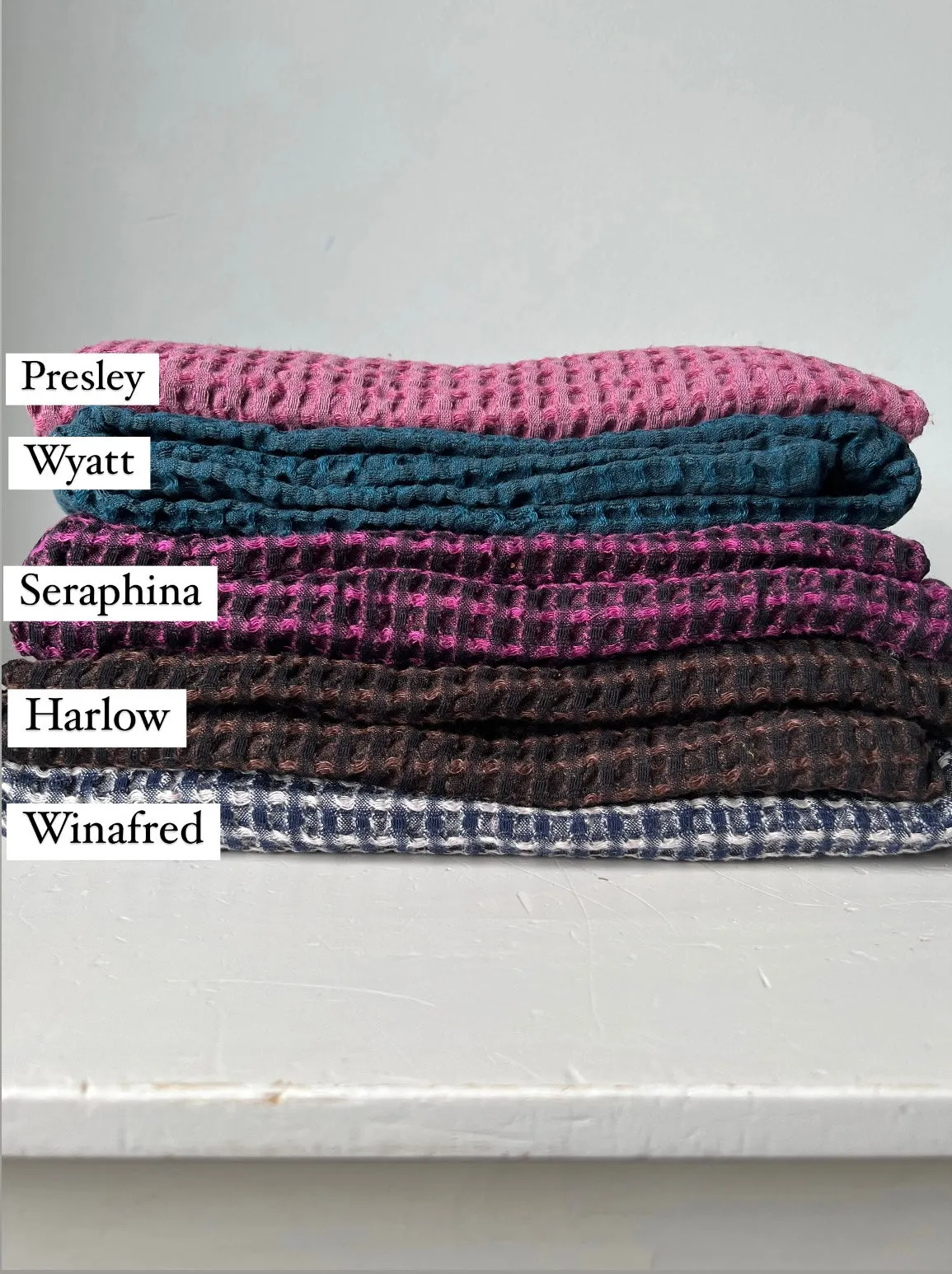 Waffle Blankets & Throws