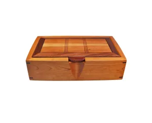 Watch Box with Hinge Lid