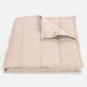 Weighted Blanket for Adults - Cotton Cream / Mink