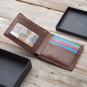 William Classic Wallet (Distressed Chestnut)