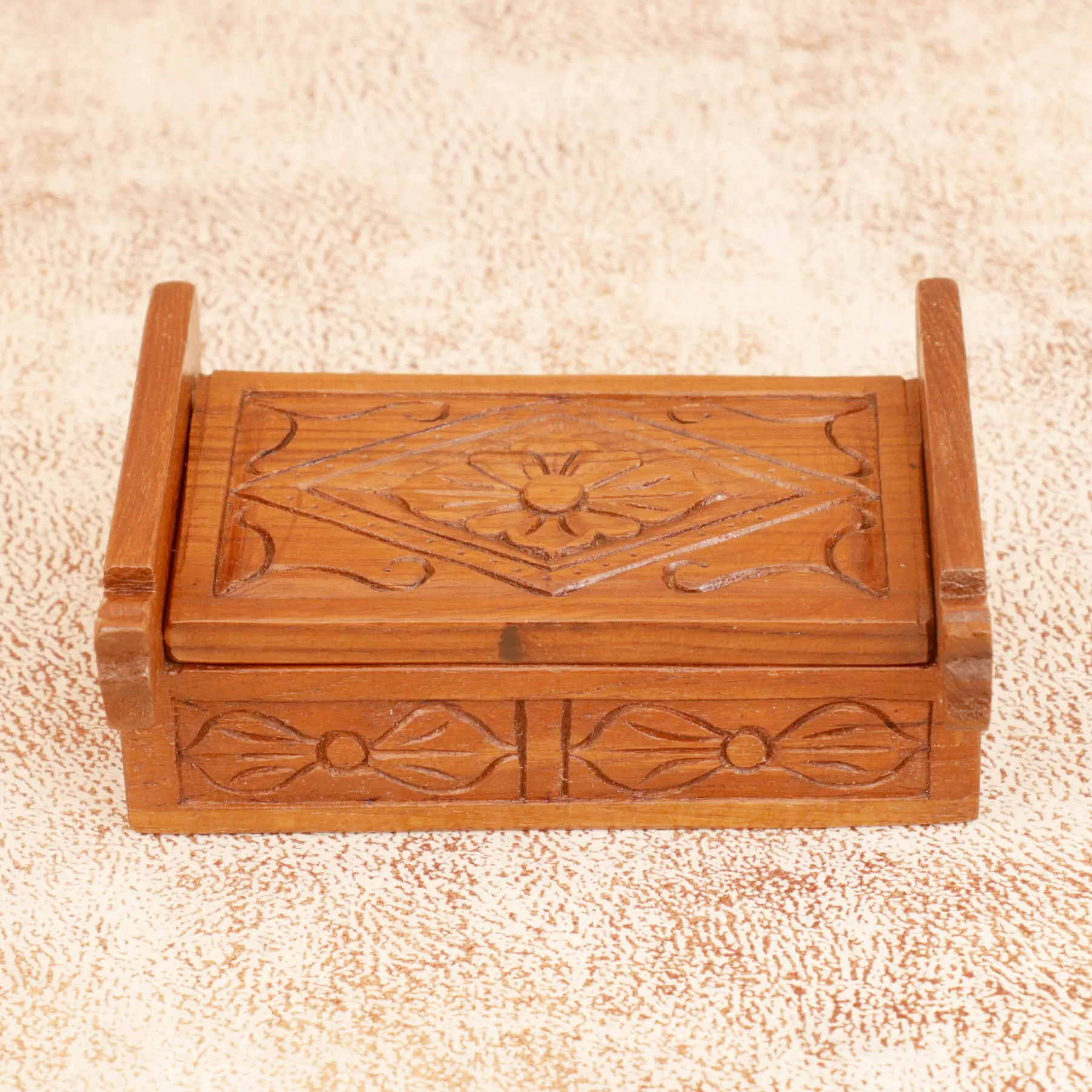 Wood Carved Box