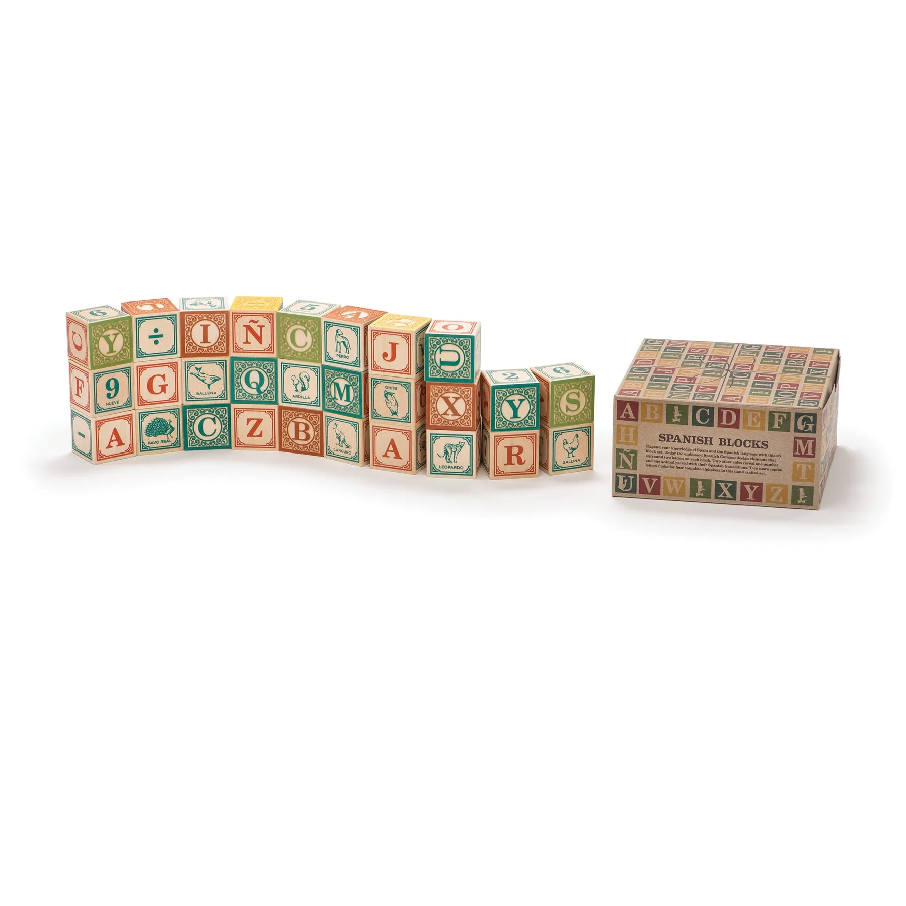 Wooden Blocks Spanish