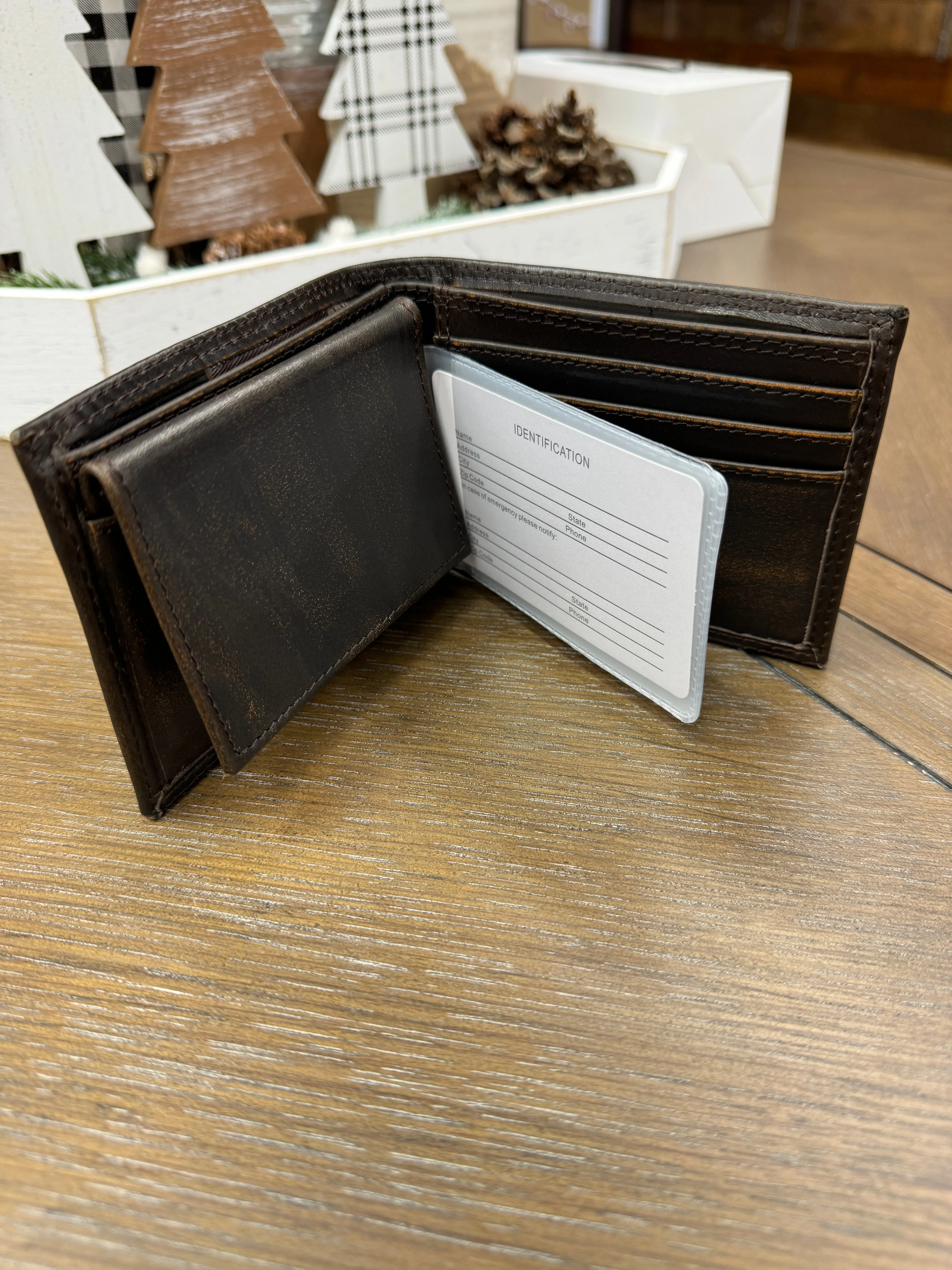 Zepplin Burnished Passcase Wallet